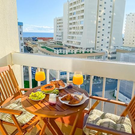 Luxury 2 Min Beach With Balcony, Ocean View, Wifi, Ac, Smarttv Portimão Esterno foto