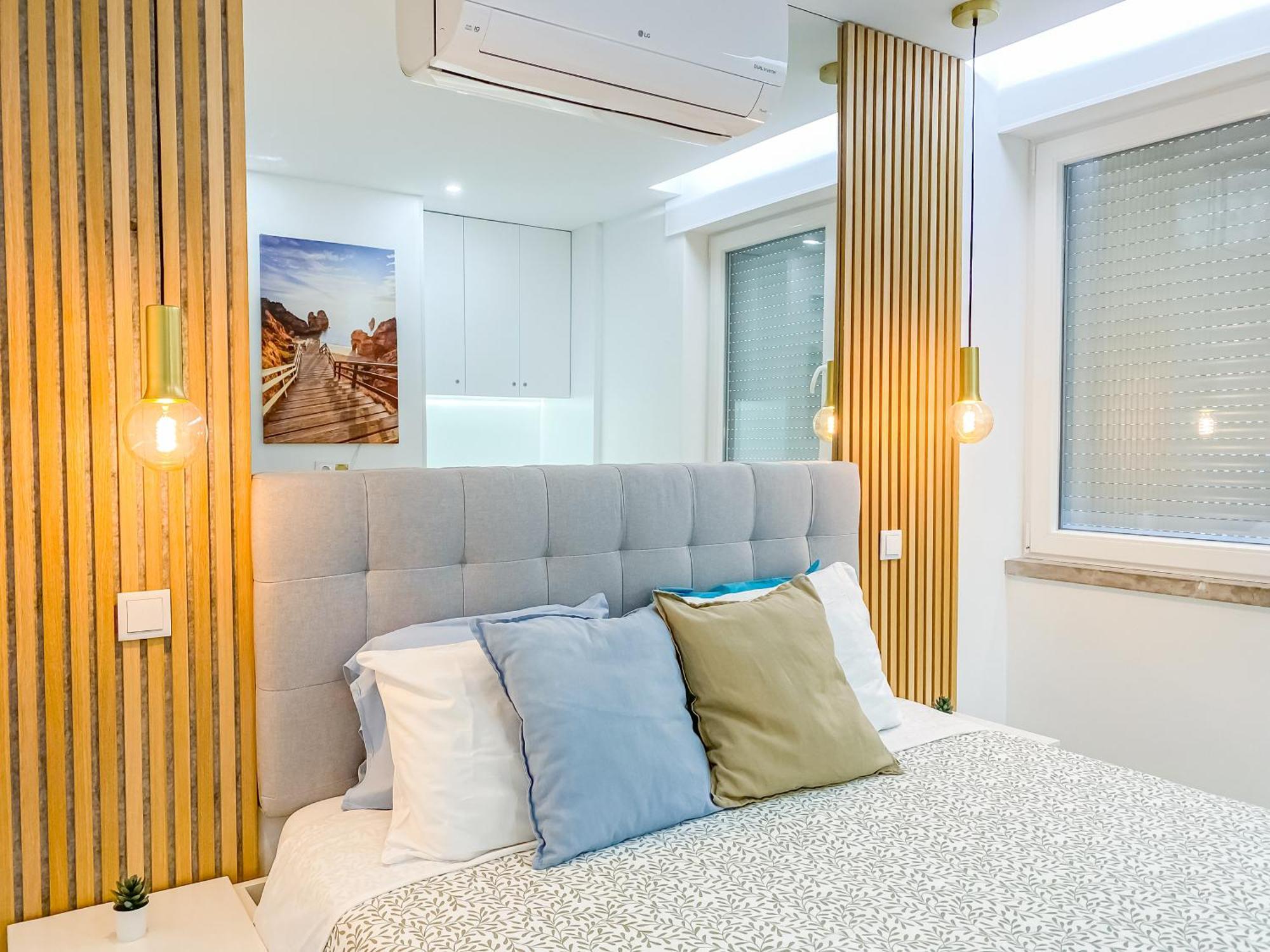 Luxury 2 Min Beach With Balcony, Ocean View, Wifi, Ac, Smarttv Portimão Esterno foto
